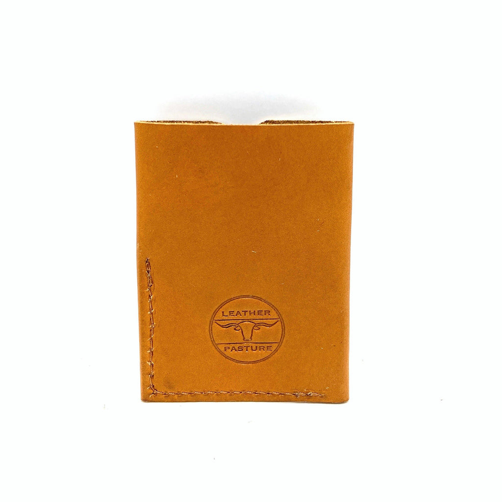 Wrapped Card Holder, - Leather Pasture