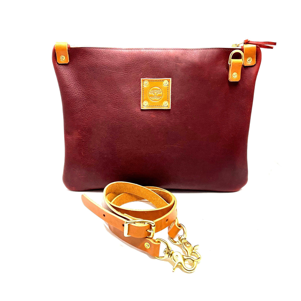 Messenger in Merlot - Leather Pasture