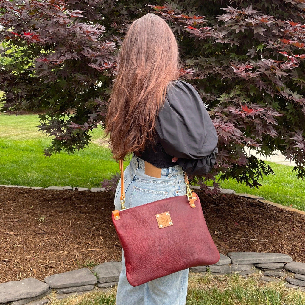 Messenger in Merlot - Leather Pasture