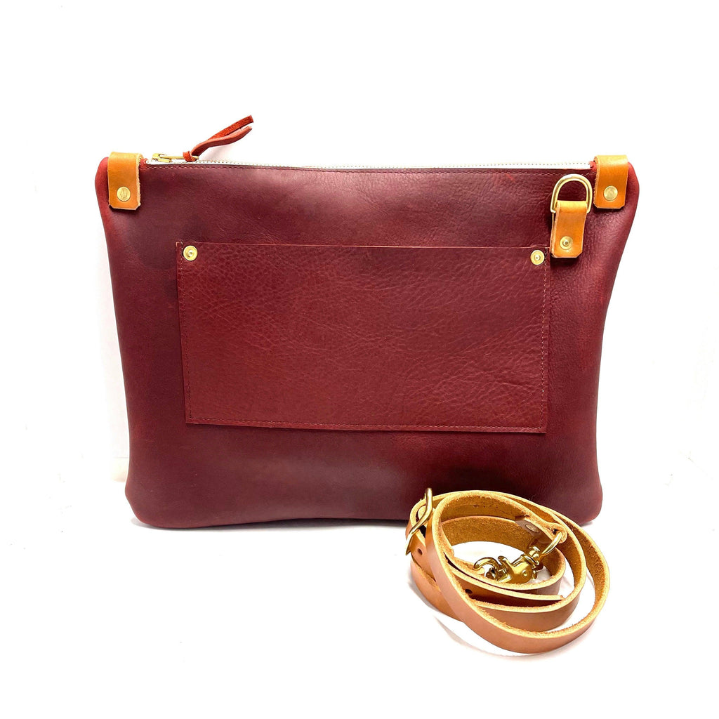 Messenger in Merlot - Leather Pasture