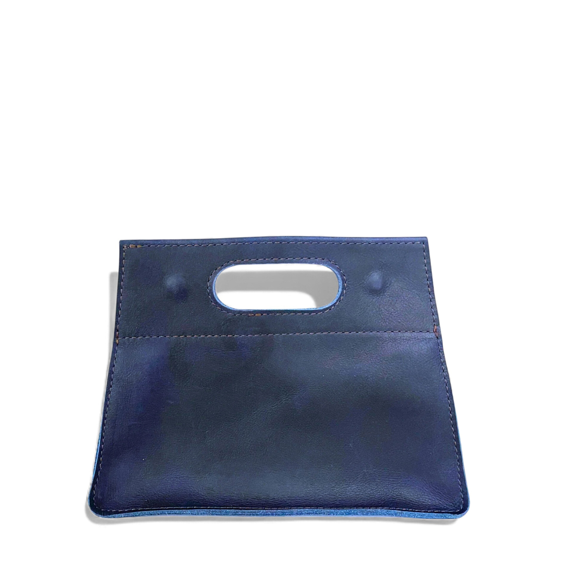 Blue Ridge Leather Bag in Navy – Leather Pasture
