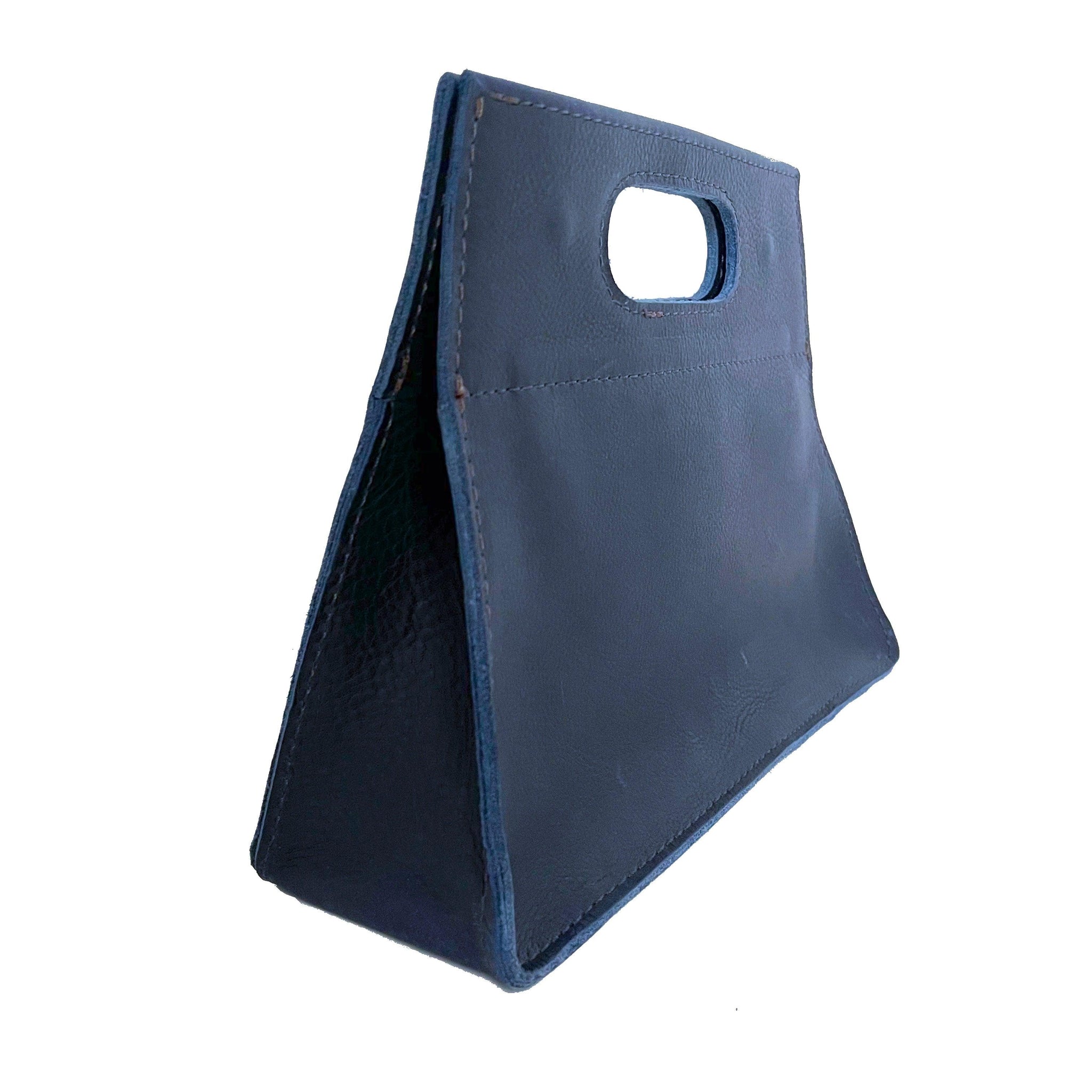 Blue Ridge Leather Bag in Navy – Leather Pasture