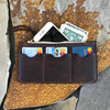 Brown Zip Top Wallet - Leather Pasture